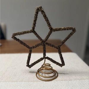 Beaded Star Tree Topper